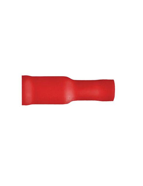 Thunder Bullet Crimp Terminal Insulated Female Blade Red 4mm 12pc