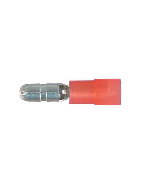 Thunder Bullet Crimp Terminal Insulated Male Red 4mm 12pc