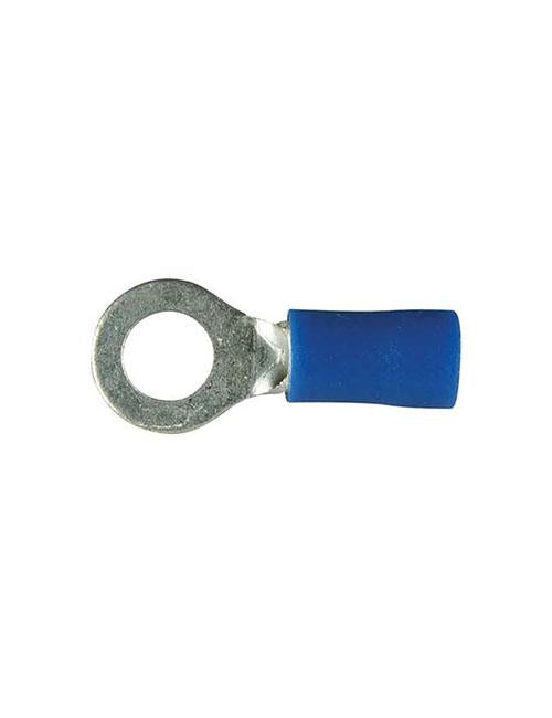 Thunder Crimp Terminal Ring Blue 5mm 25pc