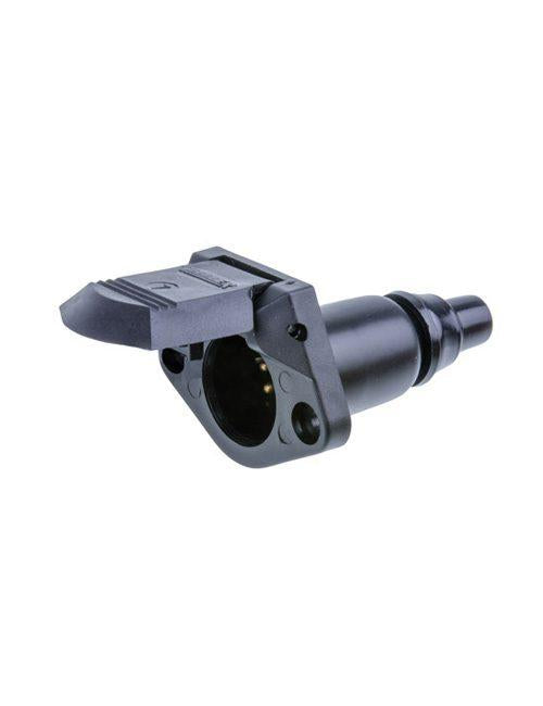 Thunder Large Round Trailer Plug Socket 7 Pin Plastic
