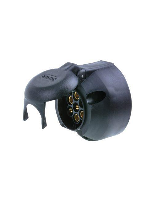 Thunder Small Round Trailer Plug Socket 7 Pin Plastic