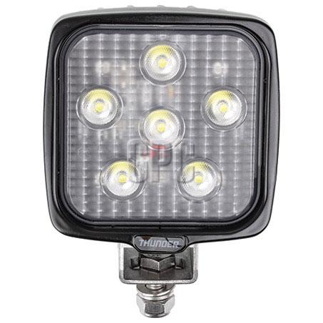 Thunder Work Light Sqaure 12/24V 6 LED 110mm