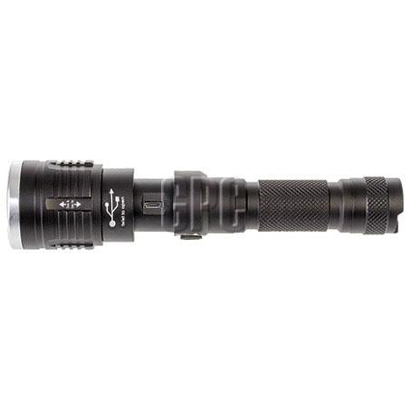 Thunder LED Rechargeable Torch 5W w/ USB Powerbank