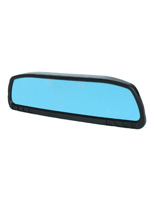 Thunder Rearview Mirror With 8 Way Switch Panel & Dual Voltage Meter Display Suits 4x4 4WD