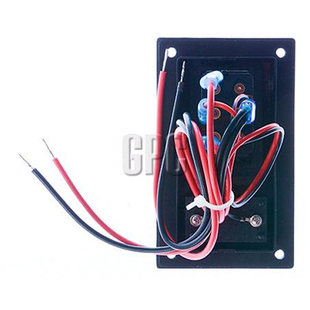 Thunder Panel Mount Dual Voltmeter w/ Switch