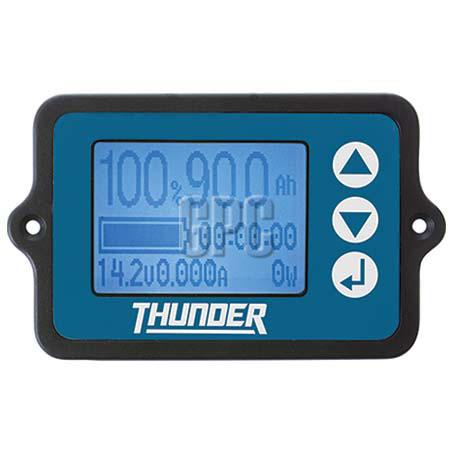 Thunder Backlit Digital Battery Monitor Display