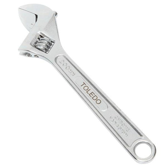 Toledo Adjustable Wrench 200mm/8 Inch 88200