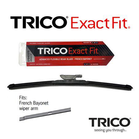 Trico Exact Fit Front Beam Wiper Blade 650mm French Bayonet Beam EFB650FB