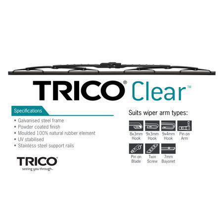 Trico Clear Front Wiper Blade Assembly 650mm (26 inch) TCL650