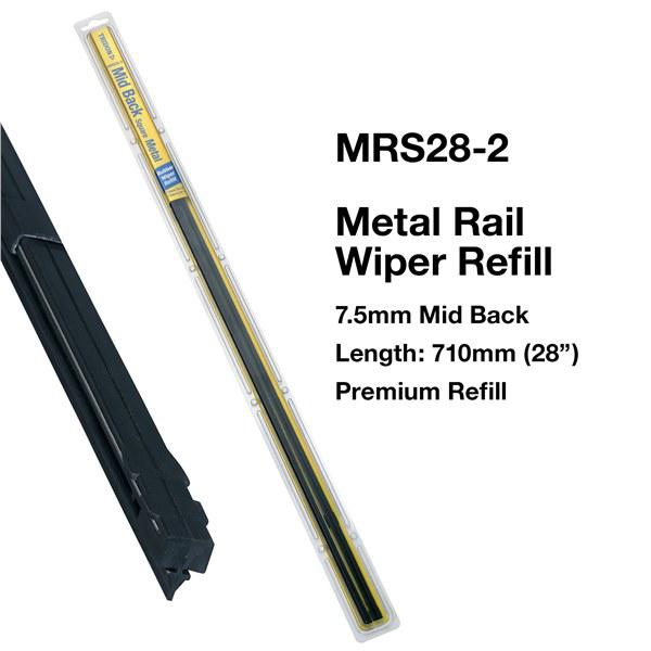 Tridon Wiper Refill Metal Rail Mid Back (Square) MRS28-2