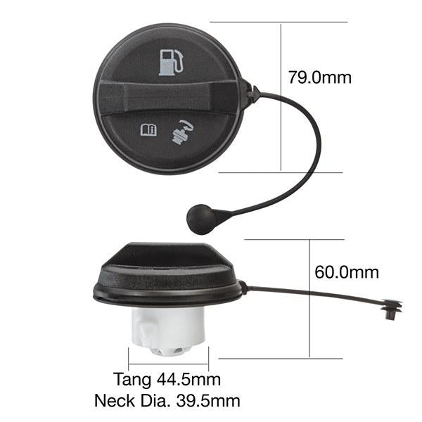 Tridon Fuel Cap (Non Locking) TFNL243