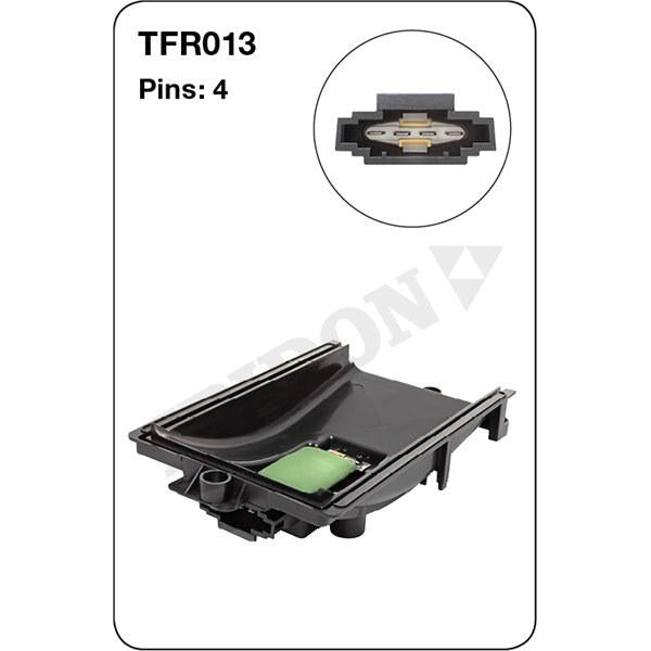 Tridon AC Blower Motor Resistor TFR013