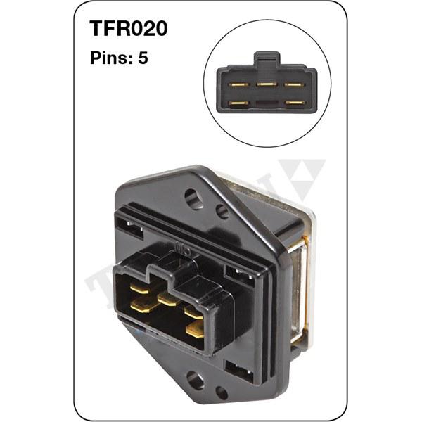 Tridon AC Blower Motor Resistor TFR020