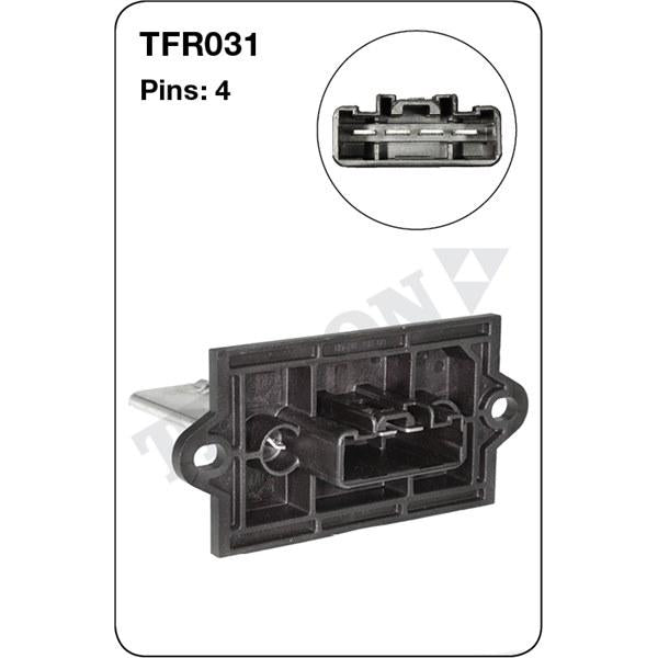 Tridon AC Blower Motor Resistor TFR031