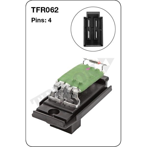 Tridon AC Blower Motor Resistor TFR062