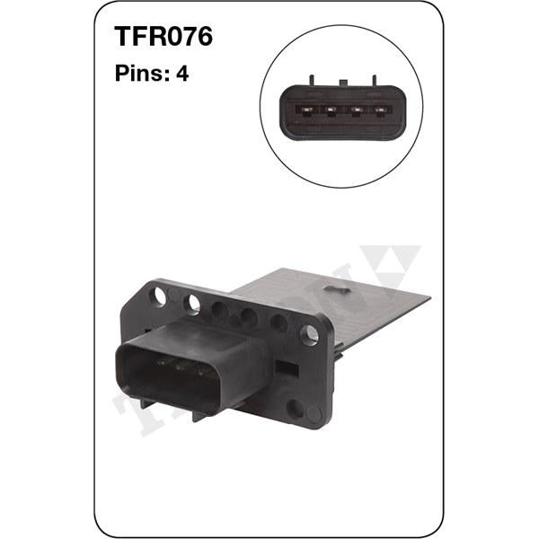 Tridon AC Blower Motor Resistor TFR076