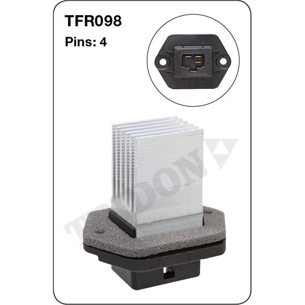 Tridon AC Blower Motor Resistor TFR098