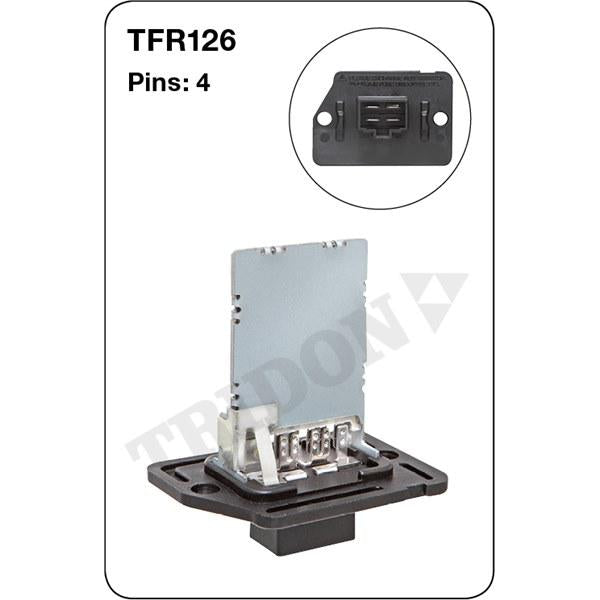 Tridon AC Blower Motor Resistor TFR126