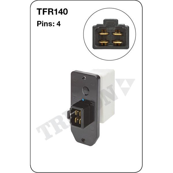Tridon AC Blower Motor Resistor TFR140