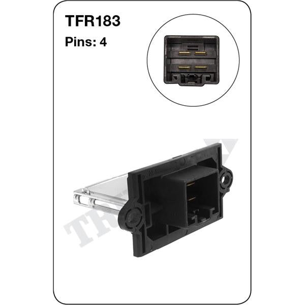 Tridon AC Blower Motor Resistor TFR183