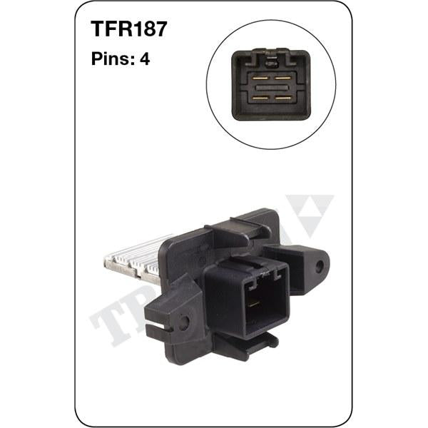 Tridon AC Blower Motor Resistor TFR187