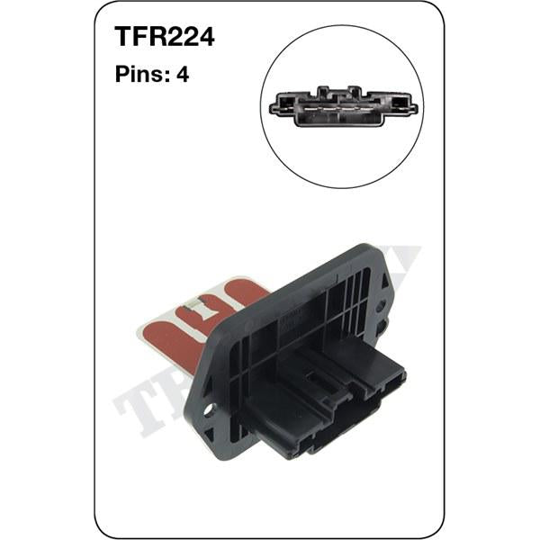Tridon AC Blower Motor Resistor TFR224