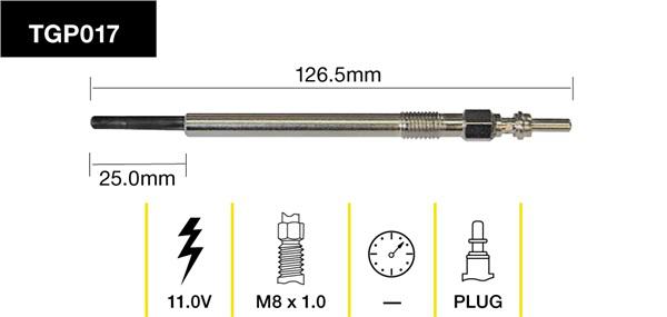 Tridon Glow Plug TGP017