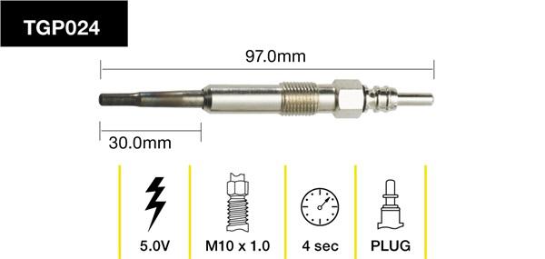 Tridon Glow Plug TGP024