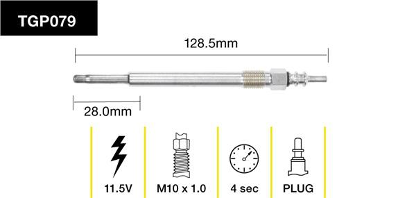 Tridon Glow Plug TGP079