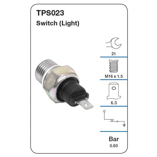 Tridon Oil Pressure Switch TPS023