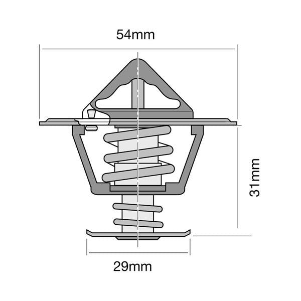 Tridon Thermostat Blister Pack (High Flow) TT2033-195
