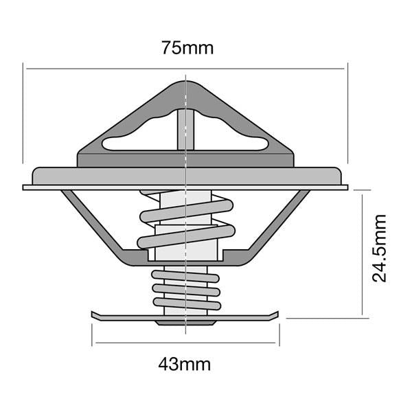 Tridon Thermostat Blister Pack TT275-174
