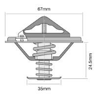 Tridon Thermostat (High Flow) TT304-180