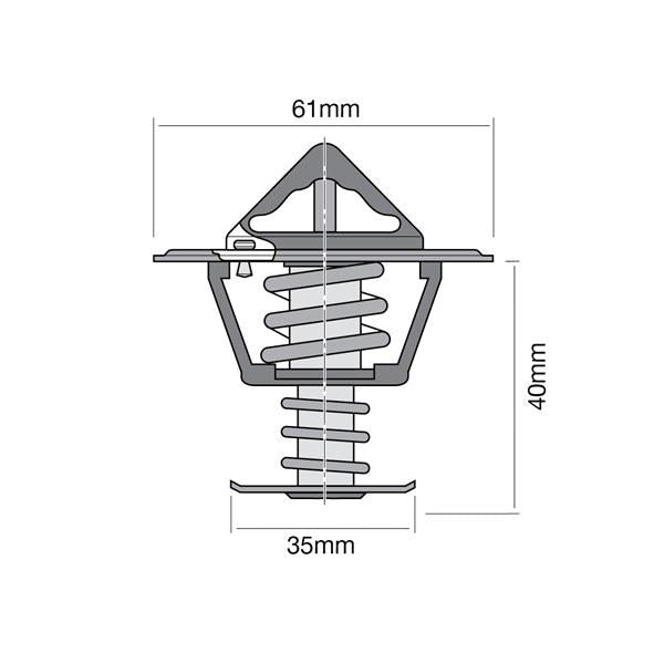 Tridon Thermostat Blister Pack (High Flow) TT655-160