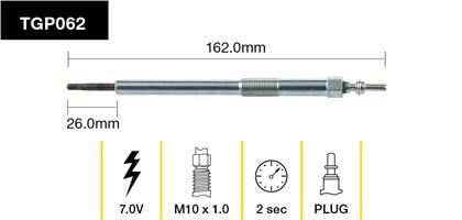 Tridon Glow Plug TGP062