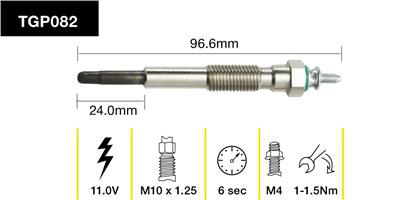 Tridon Glow Plug TGP082