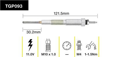 Tridon Glow Plug TGP093