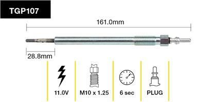 Tridon Glow Plug TGP107