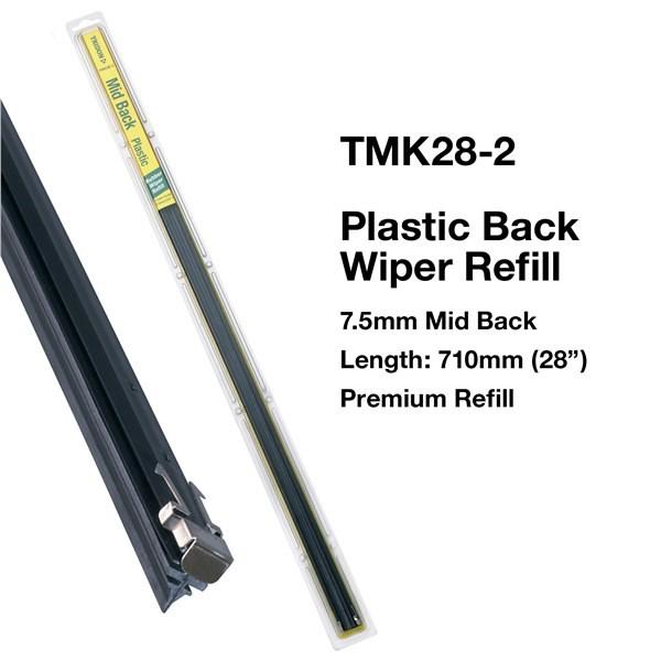 Tridon Wiper Refill Plastic 7.5mm Wide 710mm Pair TMK282
