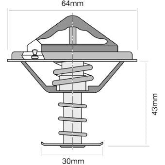 Tridon Thermostat Blister Pack (High Flow) TT336-180