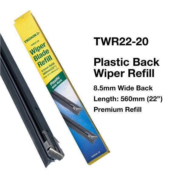 Tridon Wiper Refill Plastic 8.5mm x 560mm 20 Pack TWR22-20