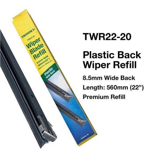 Tridon Wiper Refill Plastic 8.5mm x 560mm 20 Pack TWR22-20