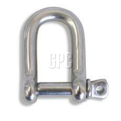 TROJAN D Shackle 6mm Stainless 375006