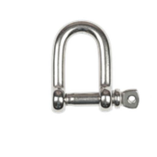 TROJAN D Shackle 10mm Stainless 375010
