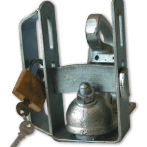 TROJAN Guardian Trailer Coupling Lock Zinc w/ Two Keys 550308