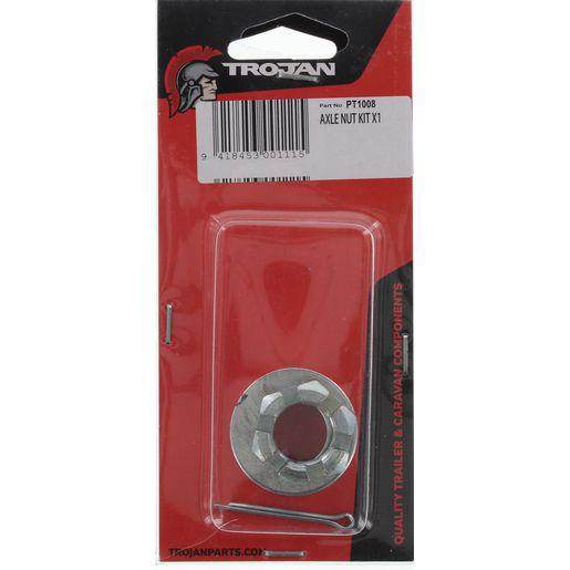 Trojan Axle Nut Kit 3/4in Hex PT1008