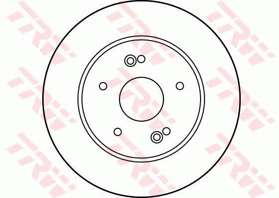 TRW Brake Rotor Single 264.3mm Rear DF1028S