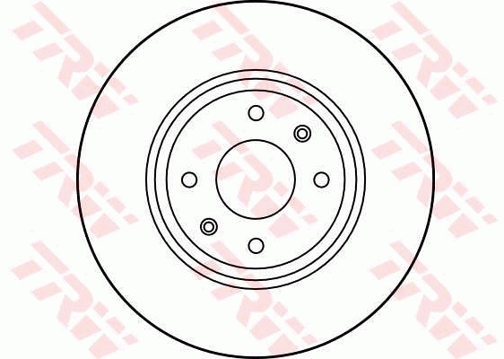 TRW Brake Rotor Single 283mm Front DF1123S