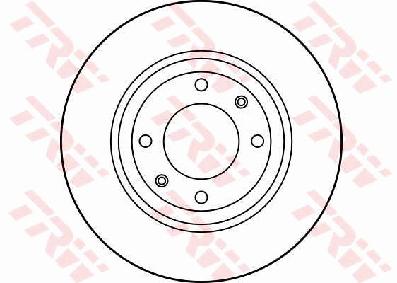 TRW Brake Rotor Single 266mm Front DF1220S