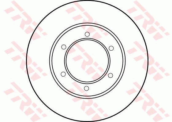 TRW Brake Rotor 288mm Front DF1418S